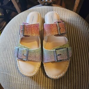 Giani Bernini Multicolor Rhinestone Sandals
